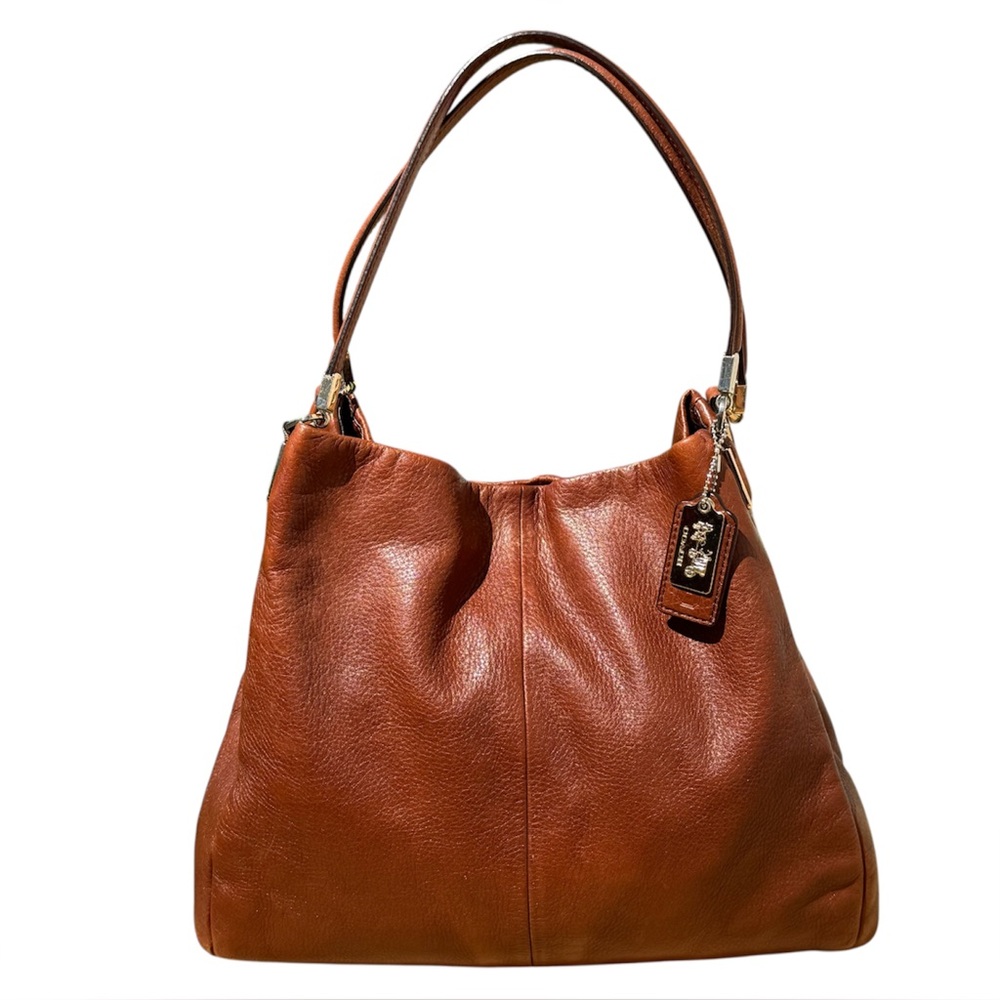 Coach Madison Brown Leather Hobo Bag Style 24621 Slouchy Large - Picture 2 of 16